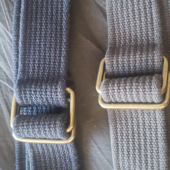 Set of 2 Woven Belts (Navy and Grey) - Picture 2 of 4